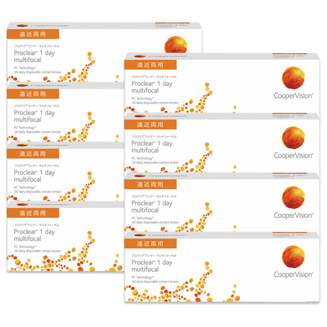【送料無料】プロクリアワンデーマルチフォーカル 6箱