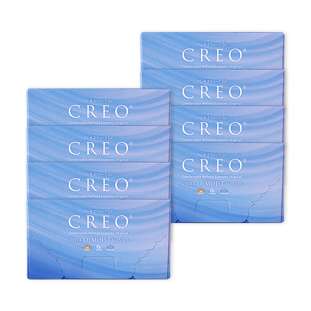 【送料無料】クレオ 2ウィークO2モイスト（6枚入り）8箱