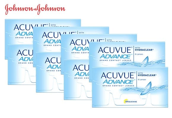 【送料無料】アキュビューアドバンス 8箱