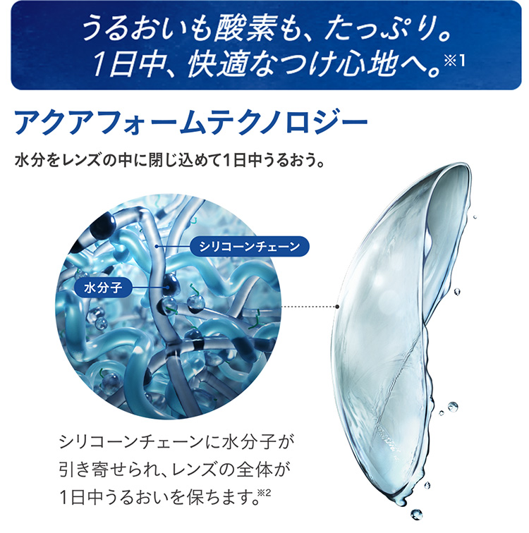 バイオフィニティ｜4箱セット | コンタクトレンズ通販 アット