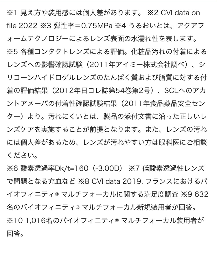 バイオフィニティマルチフォーカル