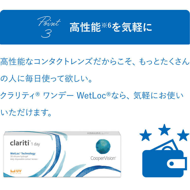 瞳に、もっと酸素を。クラリティワンデー