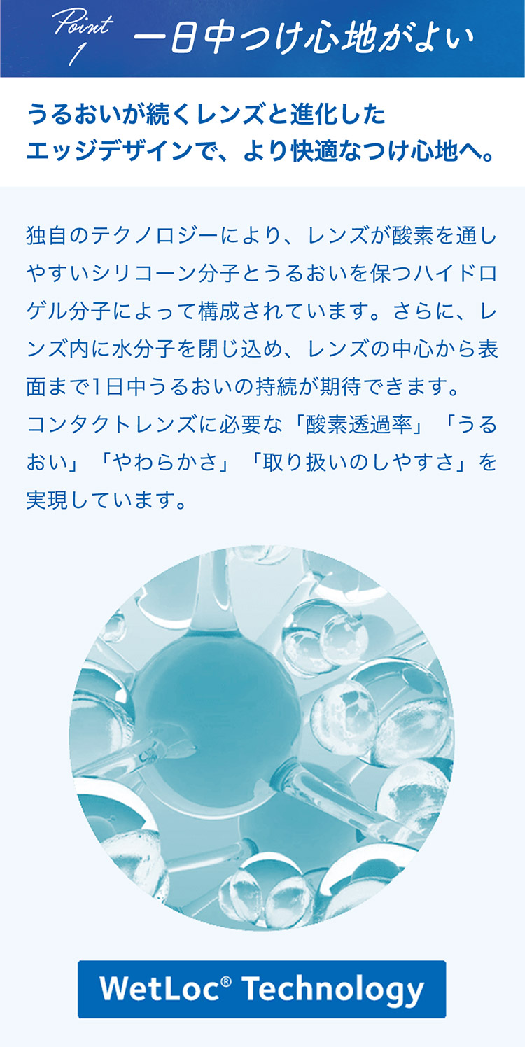 瞳に、もっと酸素を。クラリティワンデー