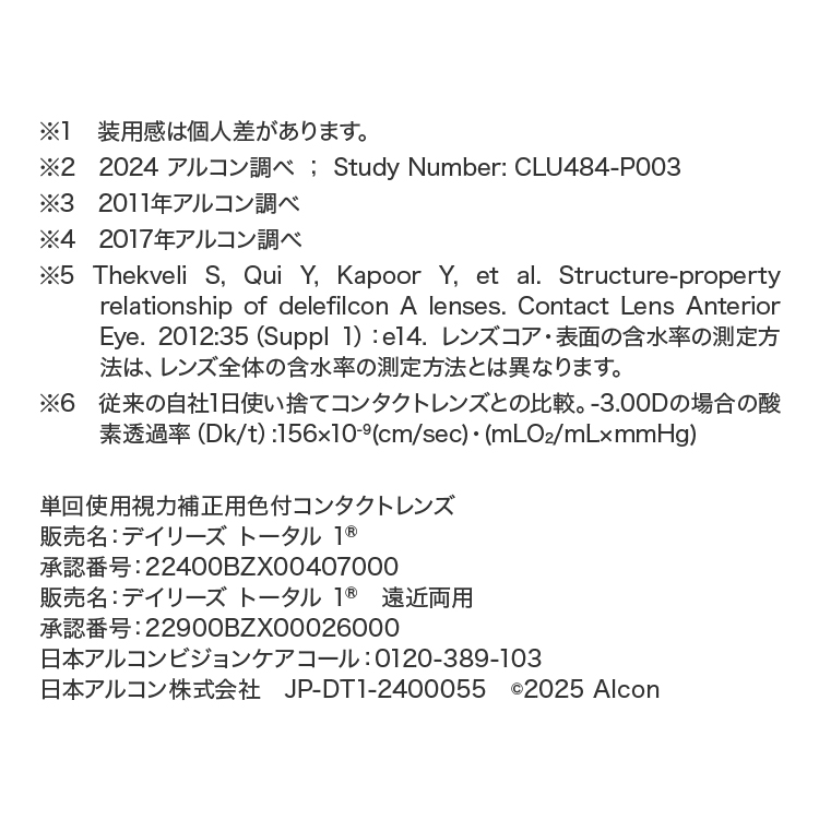 デイリーズトータルワン30枚/90枚