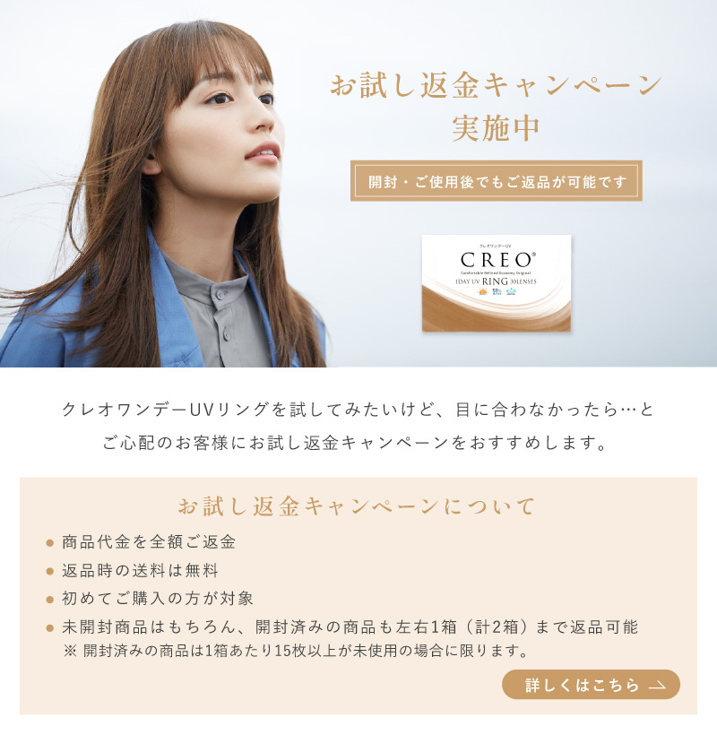 お試し返金キャンペーン実施中！