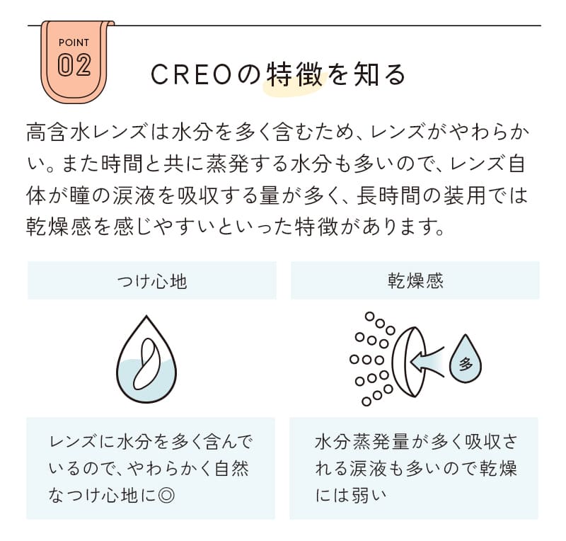 CREOの特徴を知る