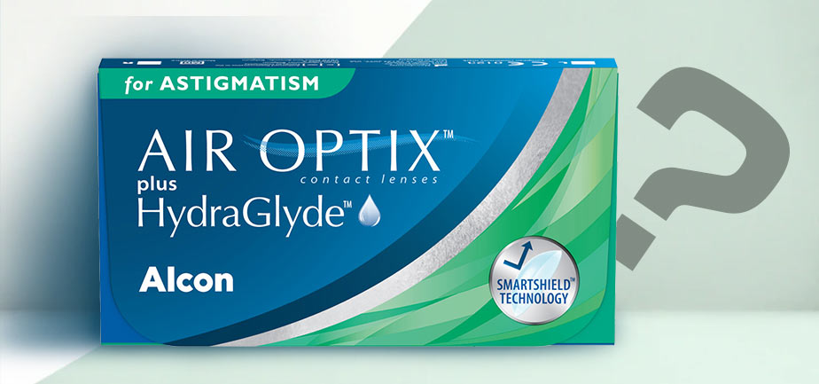 エアオプティクスハイドラグライド乱視用のパッケージ