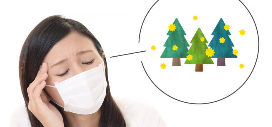 イメージ画像 花粉症がつらい女性